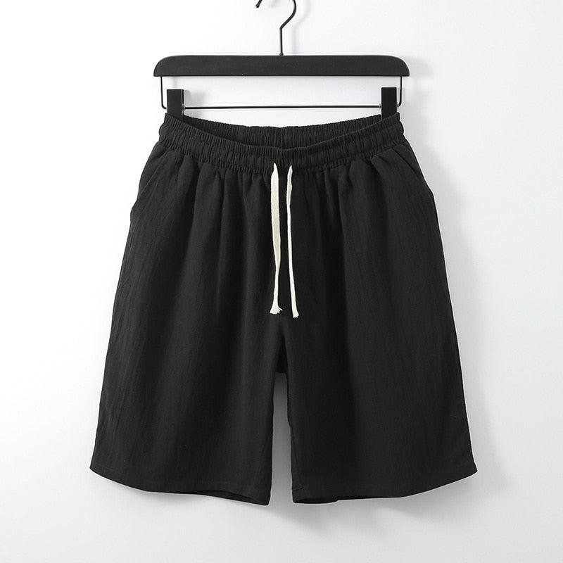Conjunto Masculino Shorts e Camiseta Plus Size em Linho - LinhoPlus Set / Sinta a Qualidade do Linho em um Conjunto Plus Size pensado para Você - ModernLar