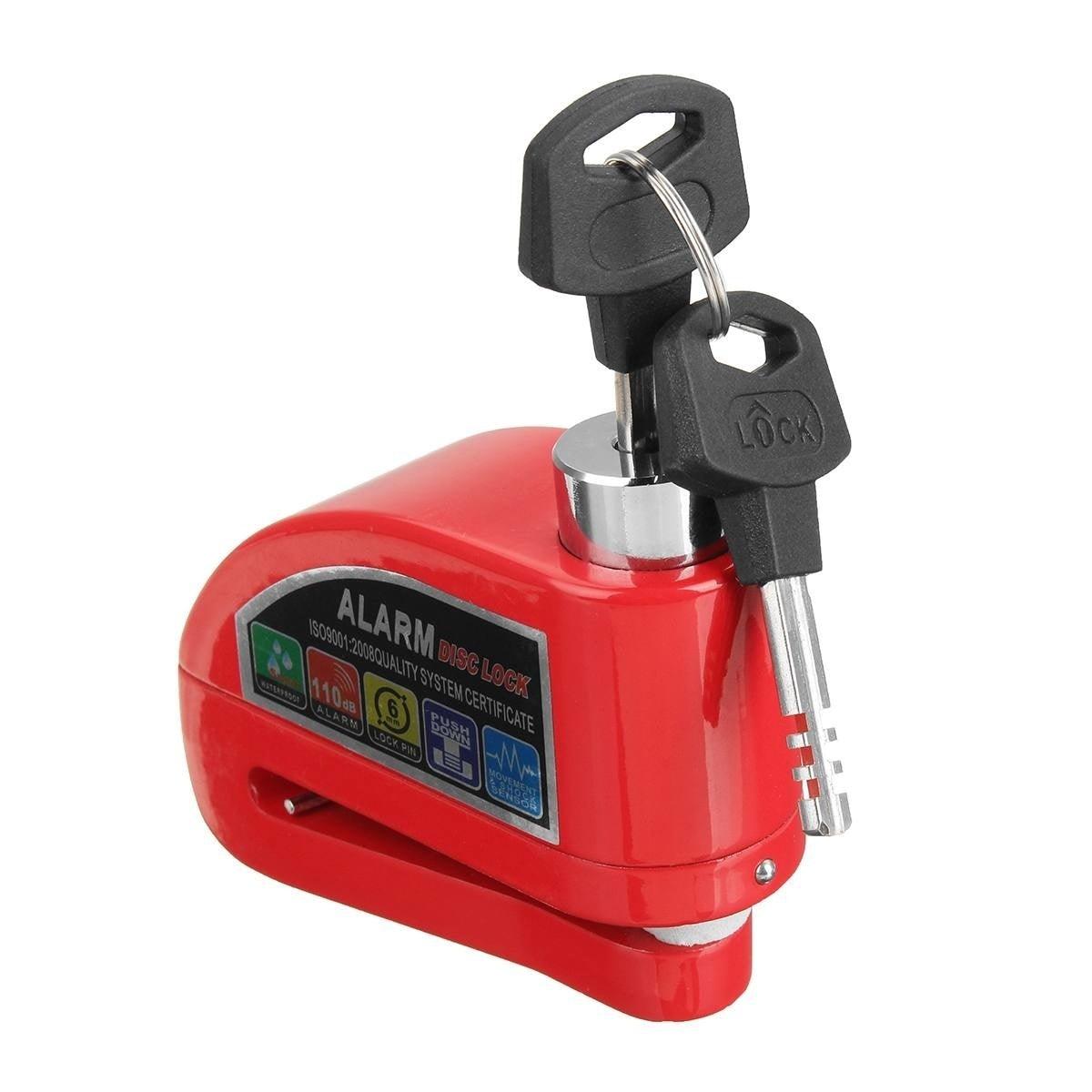 Disk Lock® / Alarme e Cadeado de Freio a Disco + Brinde (alça de proteção + mini bolsa) - ModernLar
