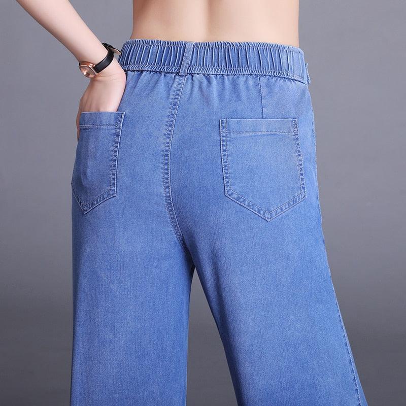 Calça Jeans Pedrinhas + Brinde  Calça Feminina Alta Moda Usado