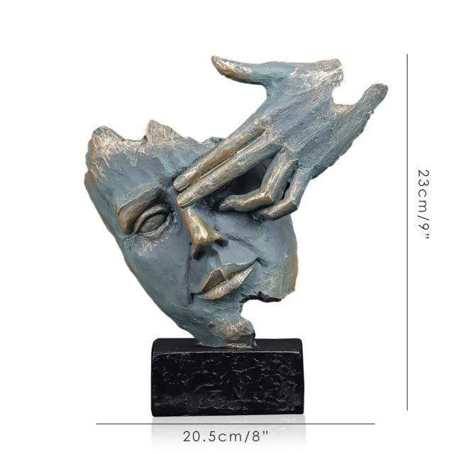 Esculturas de Resina: Faces Abstratas - ModernLar